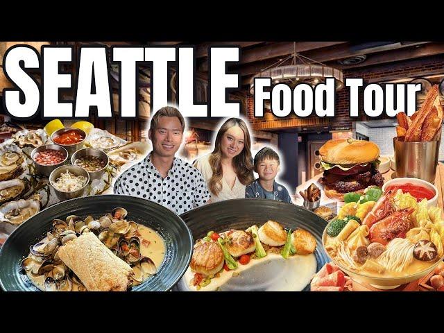 SEATTLE Food Tour Part 3 | What to EAT in SEATTLE  | Travel Guide Vlog