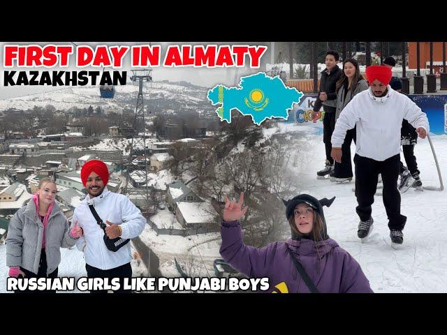 First Day In ALMATY , KAZAKHSTAN  Russian Kudia Sardara Nu Boht Pasand Krdiya