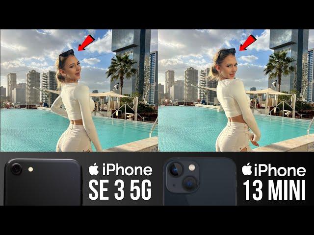 iPhone SE 3 2022 VS iPhone 13 Mini Camera Test Comparison | The Battle Victory!