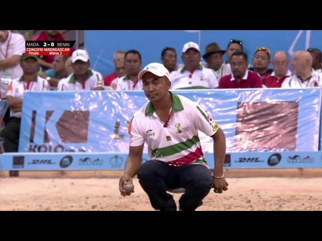 Championnat du monde 2016 de pétanque  - Finale - Madagascar vs Bénin