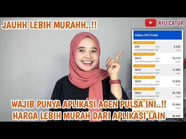 WAJIB PUNYA APLIKASI AGEN PULSA INI..!! HARGA LEBIH MURAH DARI APLIKASI YANG LAIN ️