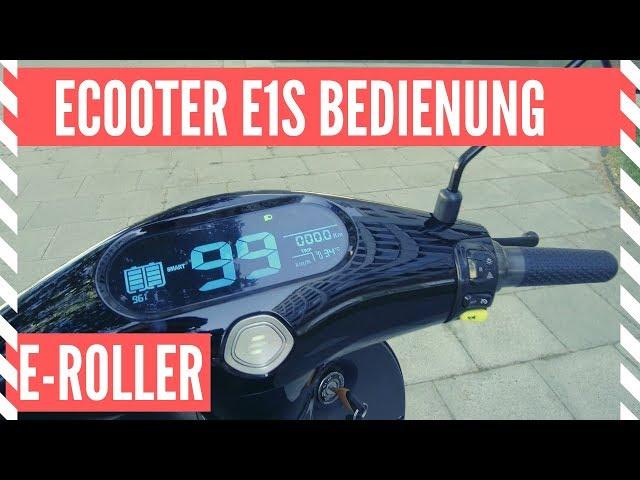 Ecooter E1S Elektroroller - ANLEITUNG [GER] - alle Infos