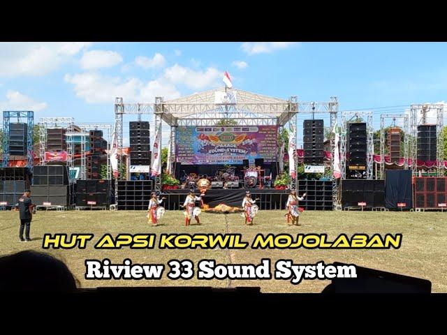 Riview... 33 Sound System Balap hadir dalam Rangka HUT Apsi Korwil Mojolaban