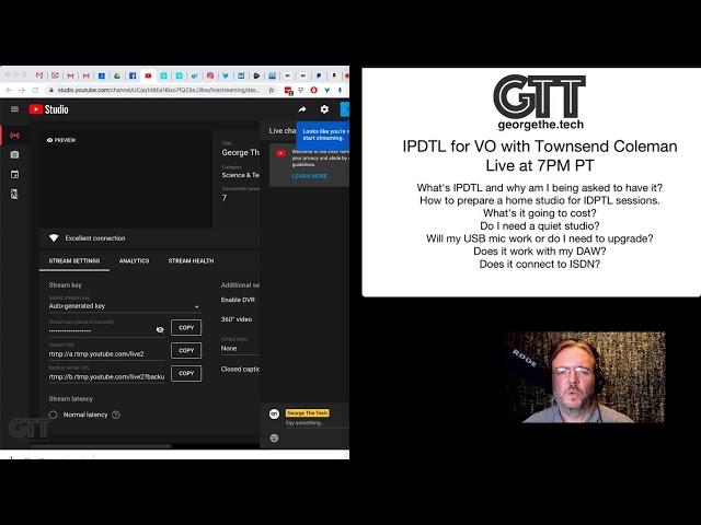 George The Tech: IPDTL for Voiceover and Podcasts with Townsend Coleman