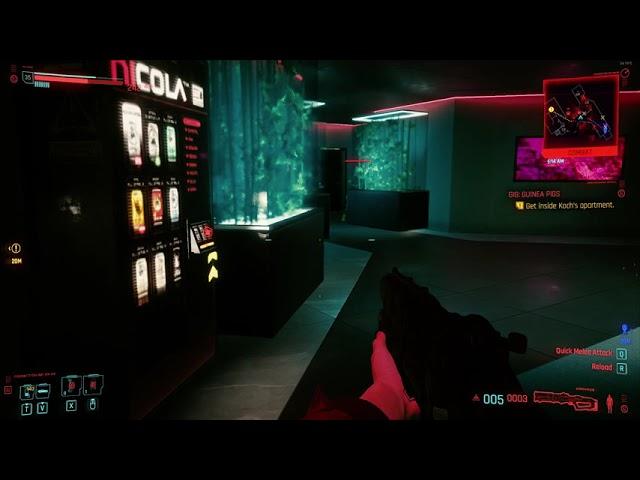 Get inside Koch's apartment Cyberpunk 2077