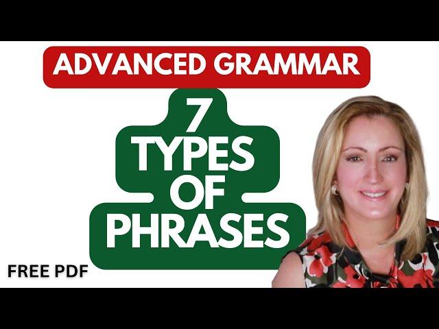 Types of Phrases | 7 Types | English Grammar | Syntax