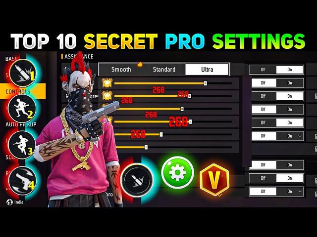 Free Fire Max Auto Headshot Trick 2024 Sensitivity | 2gb, 4gb, 6gb Ram Headshot Sensitivity Setting