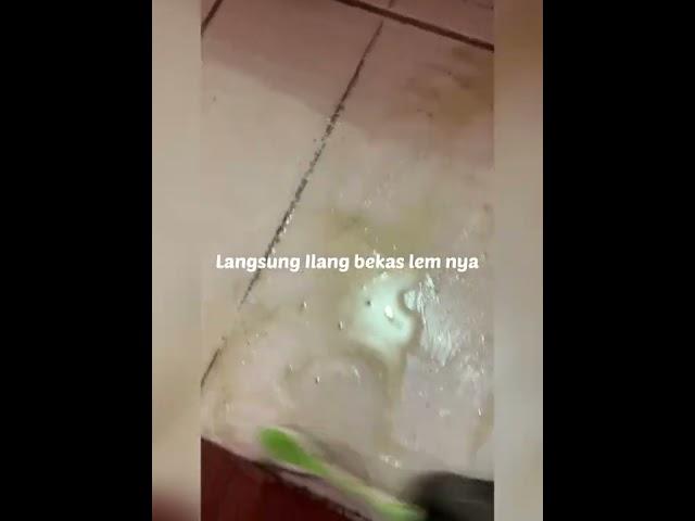 CARA MUDAH MELEPAS VINYL DARI LANTAI