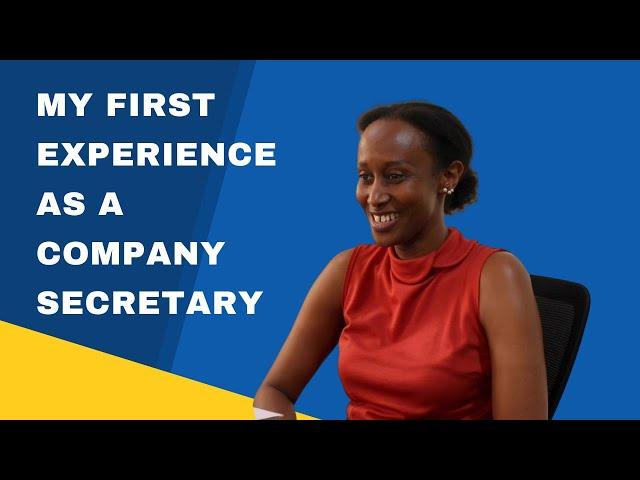 My First Experience as a Company Secretary