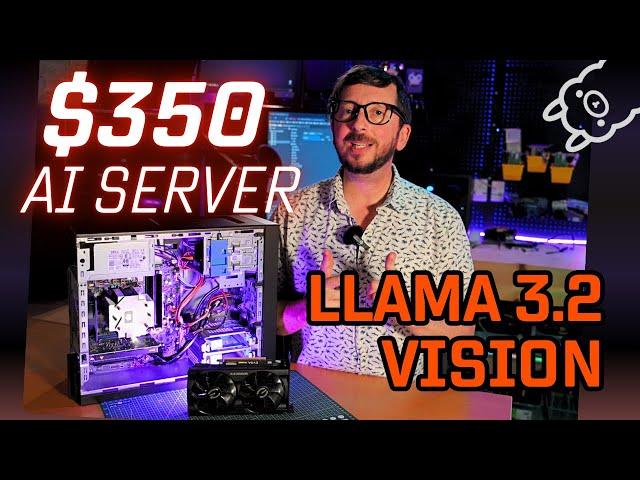 Llama 3.2 Vision 11B LOCAL Cheap AI Server Dell 3620 and 3060 12GB GPU