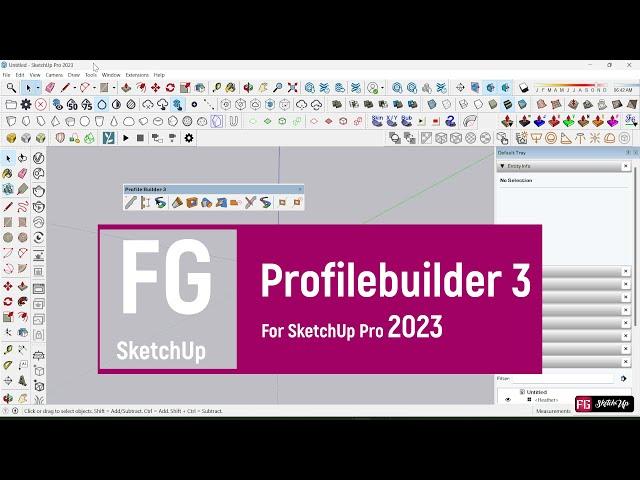 Install Profilebuilder 3 in SketchUp Pro 2023