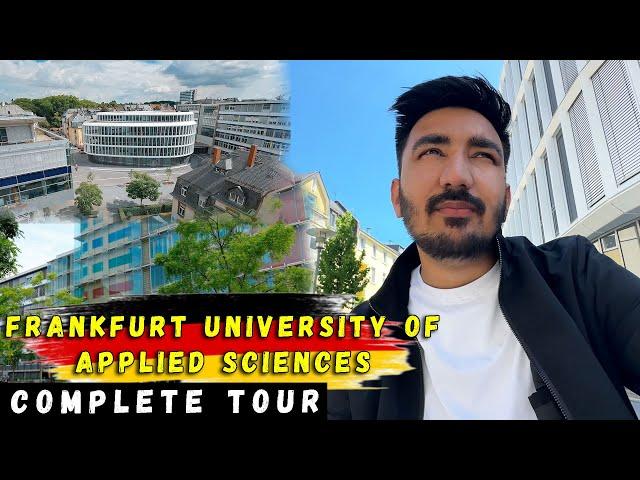 My Friends UNIVERSITY in Germany | Frankfurt university of applied sciences | COMPLETE TOUR