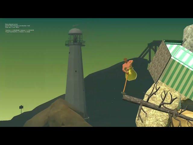 Getting Over It Yeet's TAS (38.679s) WR Reupload