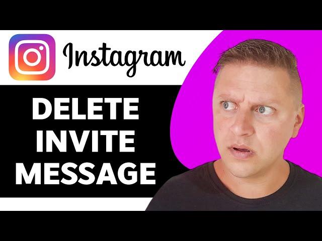 How to Delete Invite Message on Instagram | Instagram Tips and Tricks 2025