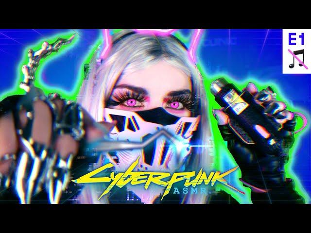 Cyberpunk ASMR ️ Ripperdoc 1 SCI FI Cranial Nerve Exam +  Eye Surgery  Glitchy