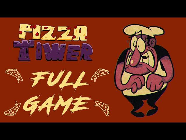 Pizza Tower: Full Game [All Treasures Found] (No Commentary Walkthrough)