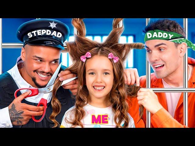 Dad vs Stepdad in Jail! How to Escape from Prison!