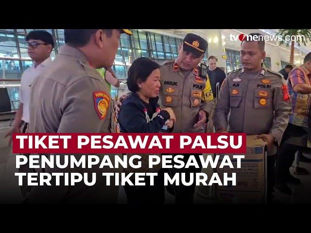 Tangis Calon Penumpang Pecah, Tertipu Tiket Pesawat Palsu Jutaan Rupiah | OneNews Update