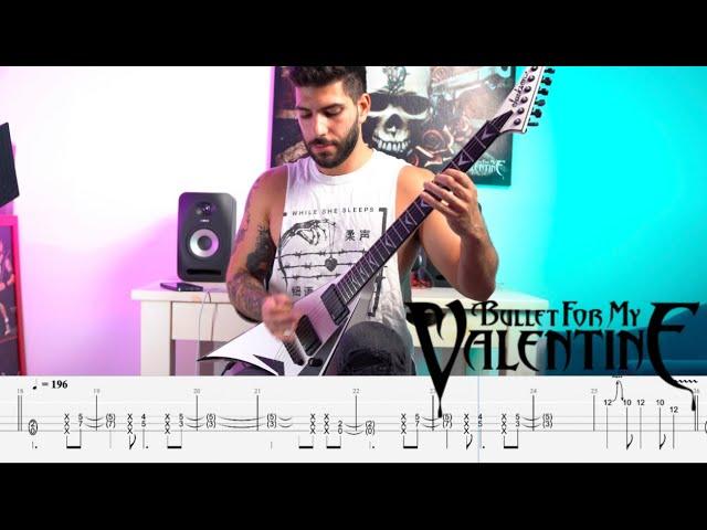 Bullet For My Valentine - "Disappear" - Guitar Cover with On Screen Tabs(#24)