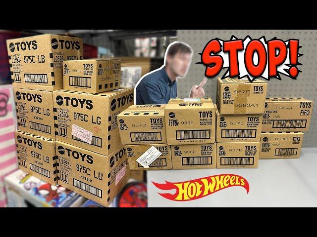 I Got Caught Opening Tons Of Hot Wheels Cases!