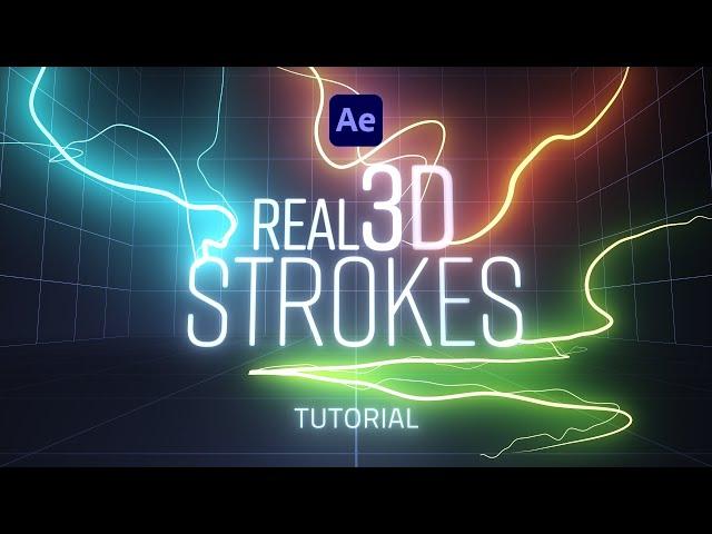 REAL 3D Stroke WITHOUT Plugins | After Effects Tutorial