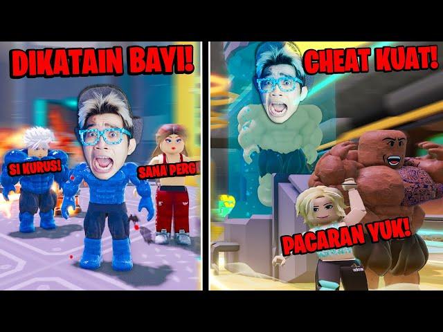 DIBACOTIN CEWE CANTIK BADAN KU BAYI, KASI PAHAM CHEAT LANGSUNG JADI TERKUAT DI ROBLOX!!!