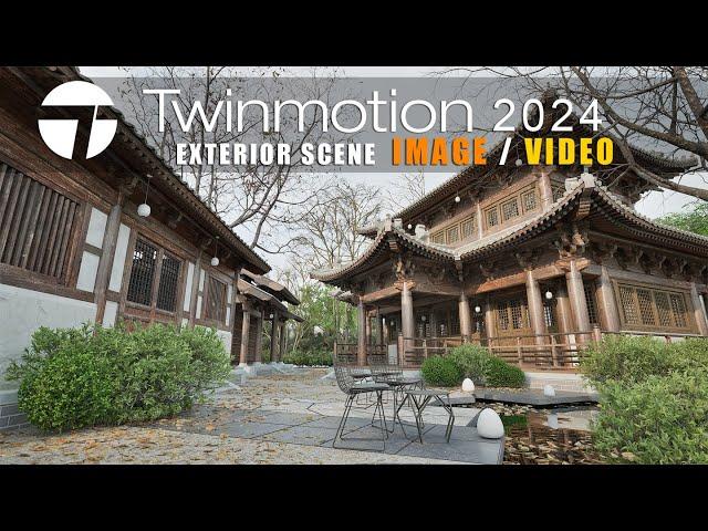 TWINMOTION 2024.1 TUTORIAL SERIES - 37 Exterior Scene