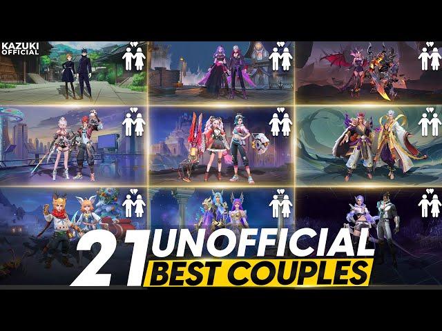 21 UNOFFICIAL COUPLES IN MOBILE LEGENDS 2024