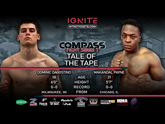 Ignite Fights Dominic Dagostino vs Makandal Payne