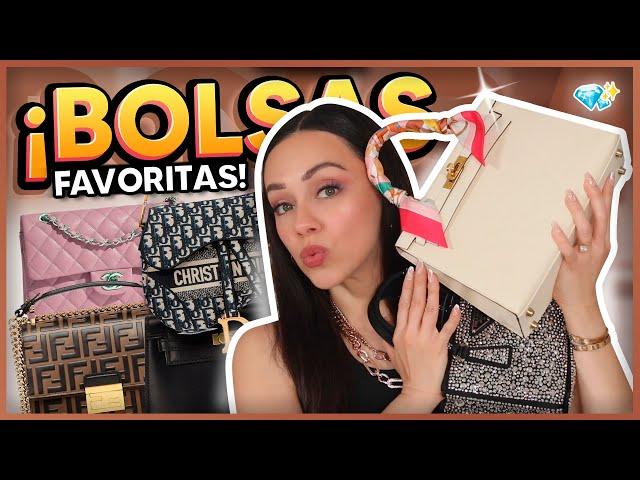 HERMES, CHANEL, PRADA Y MAS: MI COLECCIÓN DE BOLSAS  | LAS 10 FAVORITAS!