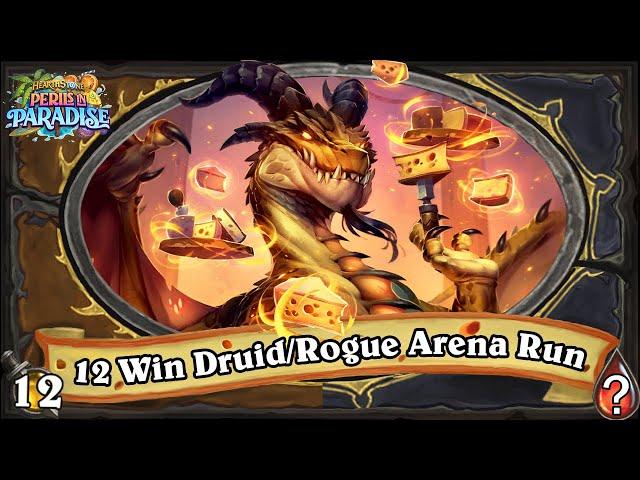 Cheeeese? 12 Win Druid/Rogue Dual Class Hearthstone Arena Run