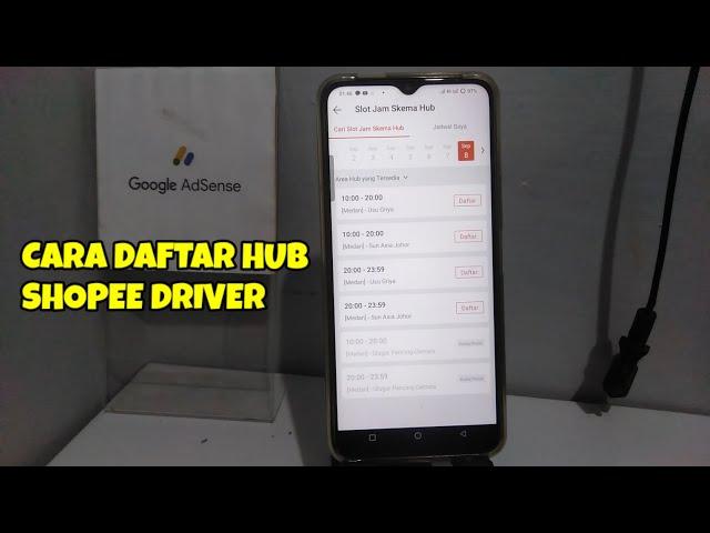 Cara Daftar HUB Shopee Food Driver