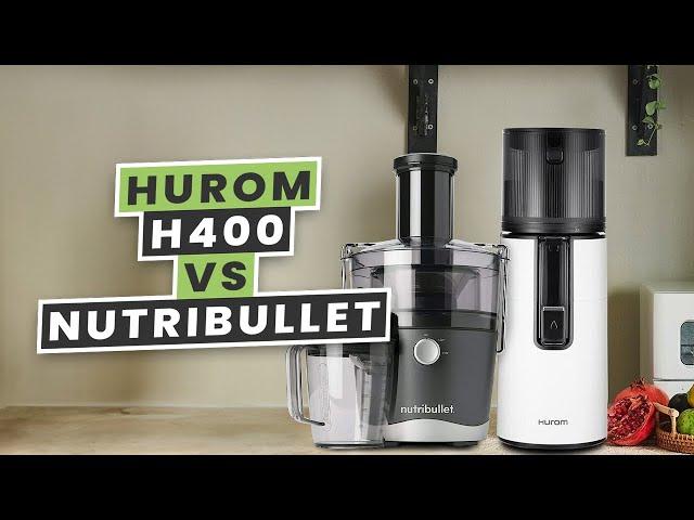 Hurom H400 Cold Press Juicer Vs Nutribullet Centrifugal Juicer | Juicer Comparison