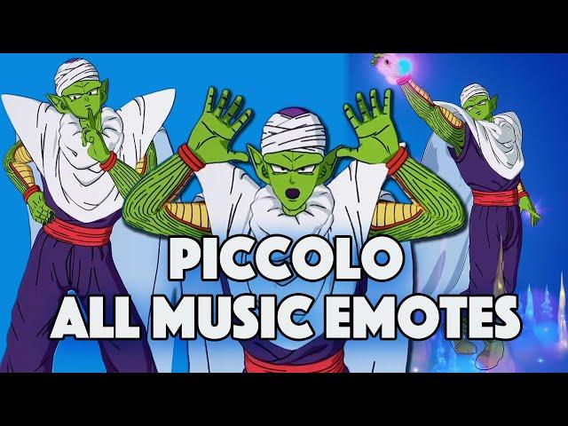 Piccolo Dances All Music Emotes (That we Have) - FORTNITE