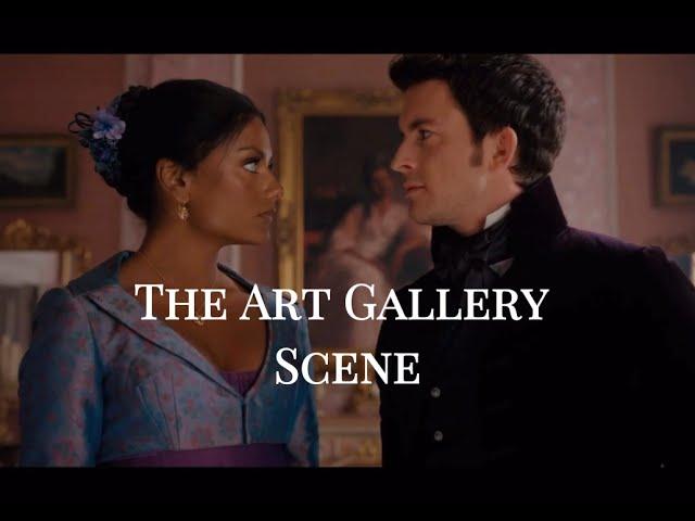 The Art Gallery Scene-Kate and Anthony-Bridgerton Season 2