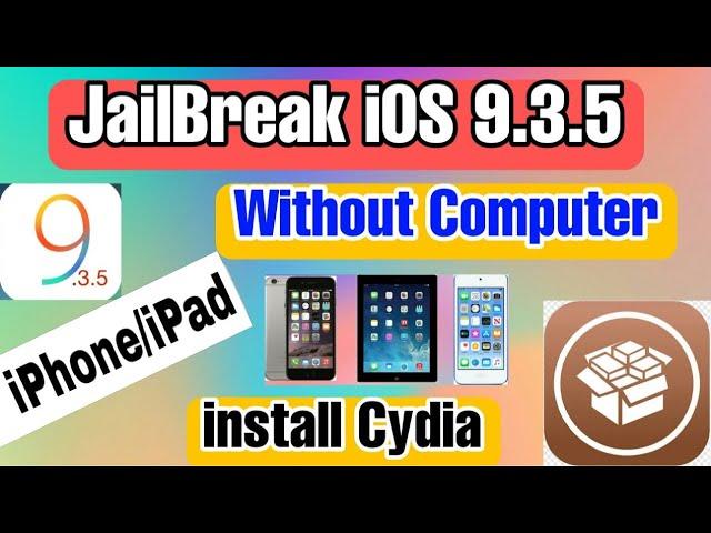 How to Jailbreak iOS 9.3.5 July 2022 || Without Computer (iPhone 4s, iPad 2/3/Mini) - Technical Tick