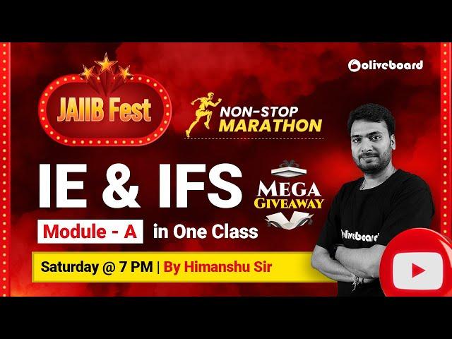 JAIIB Indian Economy and Financial System Complete Module A | JAIIB IE & IFS Marathon | JAIIB Fest