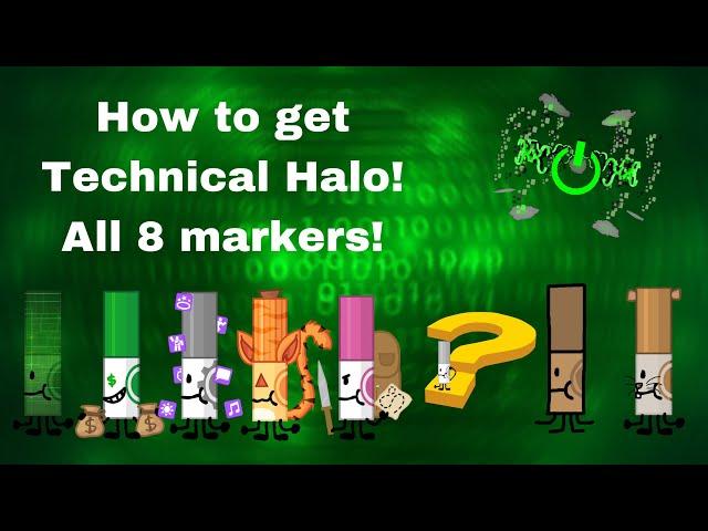 How to get the Technical Halo in ROBLOX FIND THE MARKERS! | Potatogamez