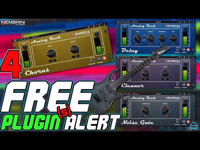 FREE PLUGIN ALERT - Nembrini Audio ANALOG RACK CHORUS, DELAY, CLEANER, & NOISE GATE