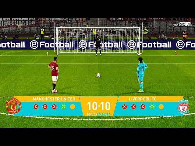 PES 2022 | Manchester United vs Liverpool | Penalty Shootout