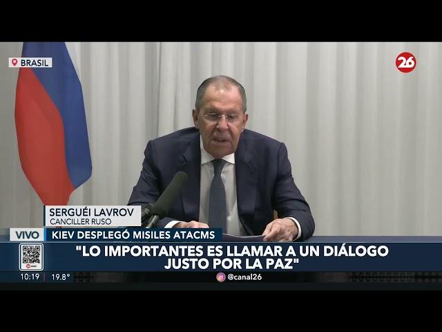  EN VIVO - BRASIL | Rusia confirmó ataque ucraniano con uso de armas de EEUU en su territorio