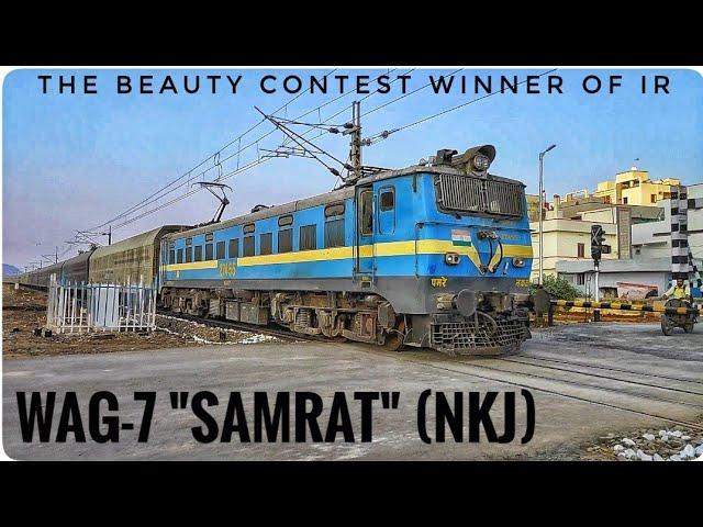 SAMRAT - THE BEAUTY from NKJ #27455 || WAG-7 "SAMRAT" in S.C.Rly || with BCACBM rake