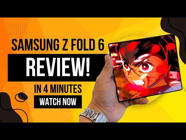 Samsung Galaxy Z Fold 6 Review: Folding Frenzy or Foldable Flop.!?? #samsung #galaxyzfold6 #review