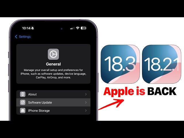 Apple is Back - iOS 18.2.1 and iOS 18.3 (What To Expect)