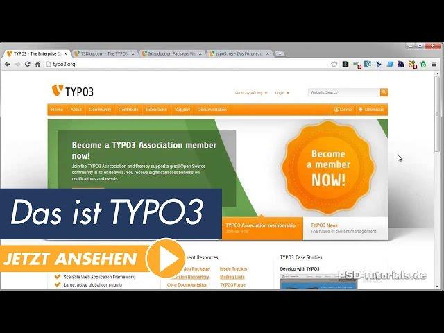 TYPO3 Tutorial: Einführung in das CMS || Teil 01