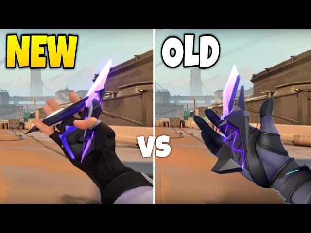 New SINGULARITY 2.0 BUTTERFLY KNIFE vs Old SINGULARITY KNIFE (Valorant Best Knife Skin)