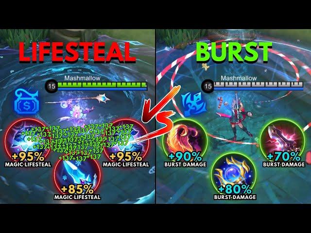 Odette Lifesteal Build vs Odette Burst Build