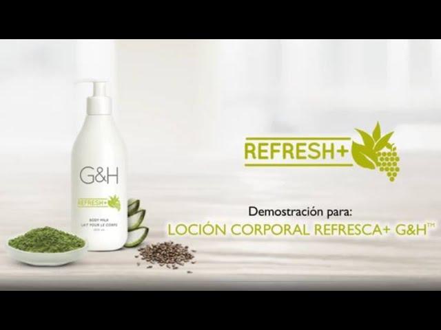 Demostración Loción Corporal Refresca + G&H | Amway Latin