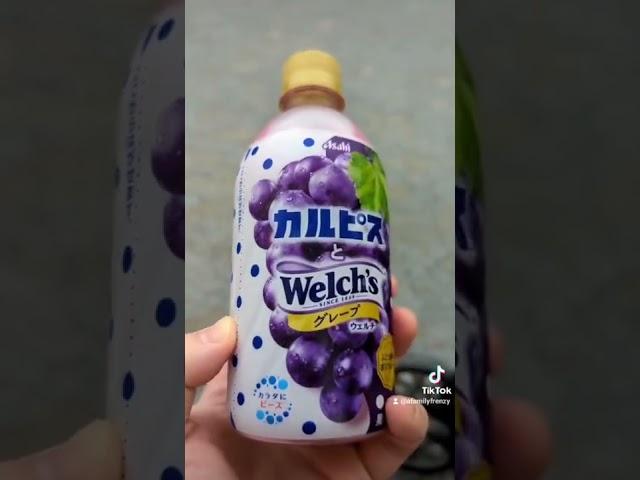 Japanese Grape Yogurt Soda