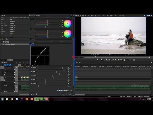 31 COLOR CORRECTION PRIMARY COLOR CORRECTION FILTER || Wedding Film Maker || Edius Classes